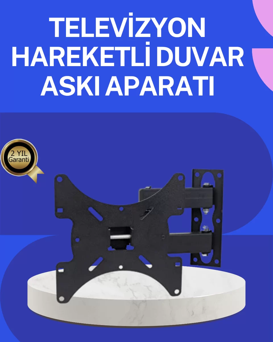 LED LCD TV Duvar Askı Aparatı Hareketli ve Döner