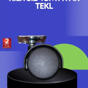 Sehpa ve Ekipmanlar İçin 4 cm Kilitsiz Ayak Tekli