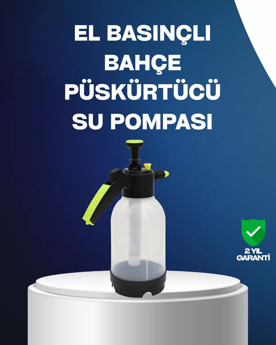 Ayarlanabilir Nozullu Basınçlı Köpük Pompası Araba Yıkama 2L Kapasiteli