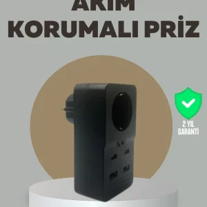 Akıllı Akım Dengelemeli Priz 2500W 4 USB Type C Çıkışlı