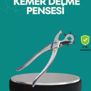 Deri Delme Pensesi 6 Uçlu Ayarlanabilir Kemer Delme Aleti Profesyonel Kullanım