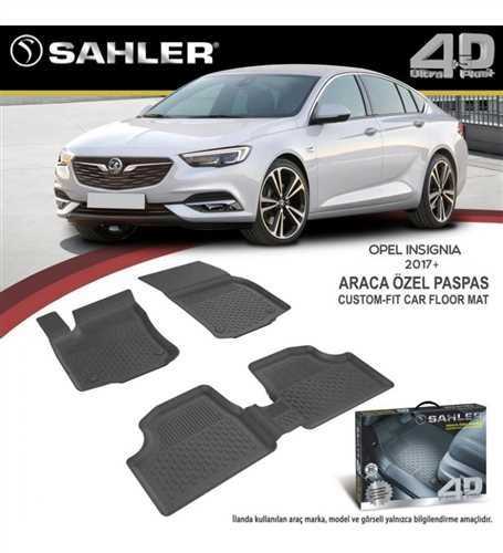 4D Paspas Havuzlu Opel Insigna (2017-2023) 5 Prç Siyah Kutulu Orjinal