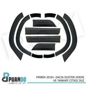 Dacia Duster 2018 Dodik Ve Kapi Koruma Komple Set