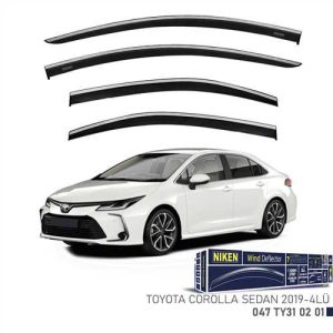 Toyota Corolla Sd 2019- Kromlu Cam Rüzgarligi 4Lü