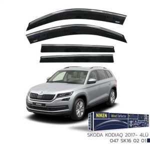 Skoda Kodiaq 2017- Kromlu Cam Rüzgarligi 4Lü