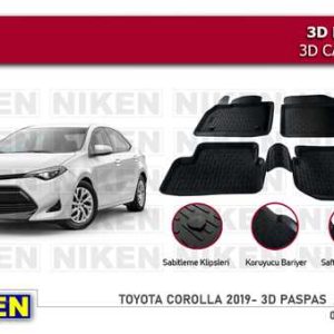 Toyota Corolla 2019-2023 3D Paspas