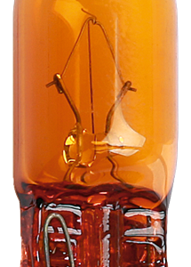 Ampul T10 Büyük Dipsiz Naturel Turuncu Cam 12V