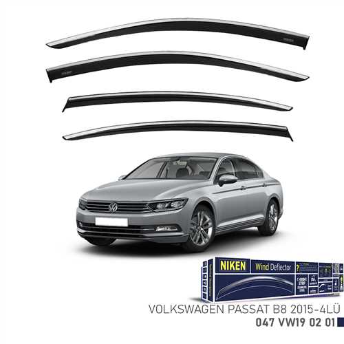 Vw Passat B8 2015- Kromlu Cam Rüzgarligi 4Lü