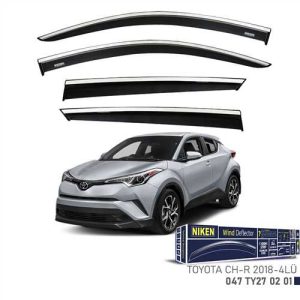 Toyota Corolla Chr 2018- Kromlu Cam Rüzgarligi 4Lü