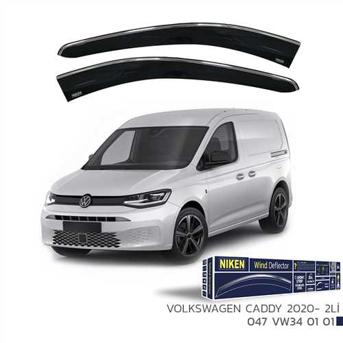 Vw Caddy 2020- Kromlu Cam Rüzgarligi 2Li