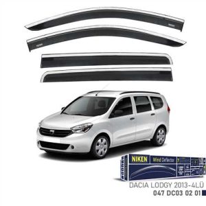Dacia Lodgy 2013- Kromlu Cam Rüzgarligi 4Lü