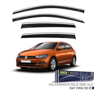 Vw Polo 2018- Kromlu Cam Rüzgarligi 4Lü