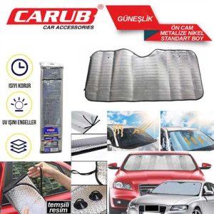 Oto Cam Ön Güneslik Nikel Balonlu 70*150 Cm Büyük