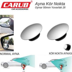 Kör Nokta Ayna Oynar Yapisma 2 Li Yuvarlak 50Mm