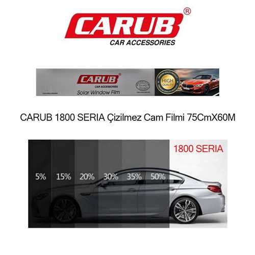 Cam Filmi Çizilmez 75Cm X 60Mt S.D.Black %5