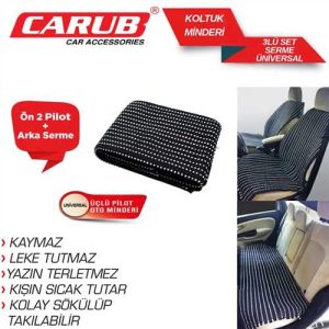 Minder Kilim 2 Li Pilot + Arka Serme  3 Parca Takim