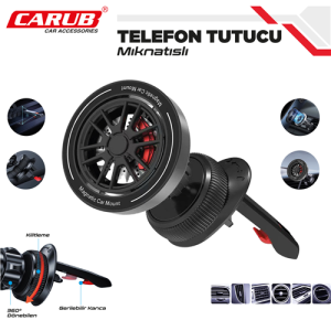 Telefon Tutucu Ayarli Havalandirma Dönerli