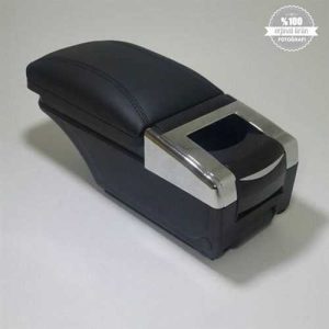 Ara Kolçak Siyah Lüx Sürgülü-Küllük+Bardaklik Ayarli Ayak