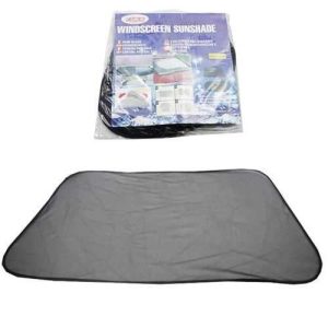 Arka Cam Perde Vantuzlu Siyah  100Cm