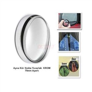 Kör Nokta Ayna Krom 7,5 Mm Yuvarlak