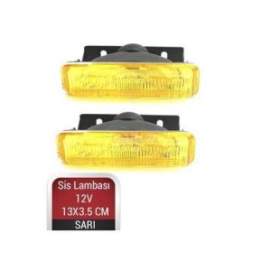 Sis Lambasi Dikdörtgen Sari 13X3.5 Cm