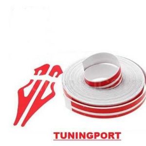 Serit Bant Ikili Kirmizi