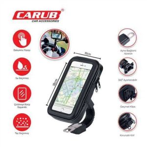 Telefon Tutucu Fermuarli 18X10 Cm Motosiklet