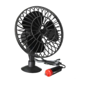 Vantilatör 12V Plastik 5''  Vantuzlu