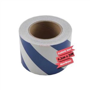 Fosfor Bant Çapraz 9,2 Cmx25M Mavi/Beyaz