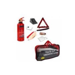 Trafik Seti Oval Lüx Eczali Çantali 1Kg Söndürücülü