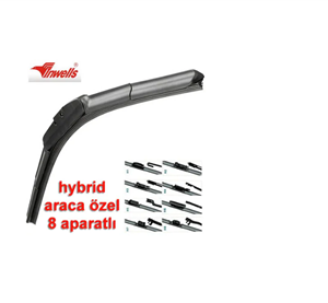 Hybrid 8 Aparatli Silecek Süpürgesi 450 Mm 18''