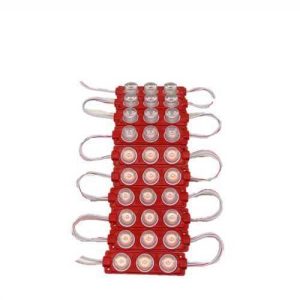 Parmak Lamba 3 Ledli Kirmizi  12V  (10 Lu) Set