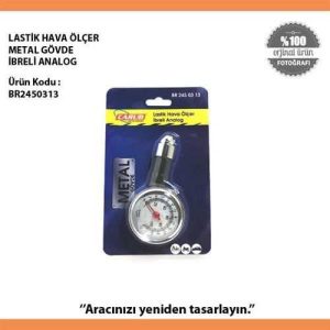 Lastik Hava Basinç Ölçme Saati Analog Ibreli Pls