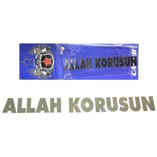 Metal Yazi Allah Korusun