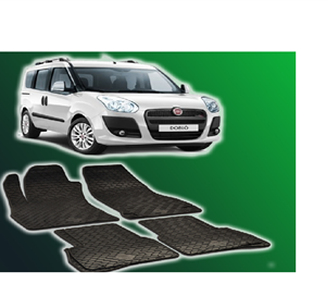 Fiat Doblo 2 2010-  Paspas Kauçuk 4 Lü