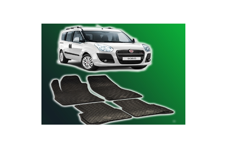 Fiat Doblo 2 2010- Paspas Kauçuk 4 Lü