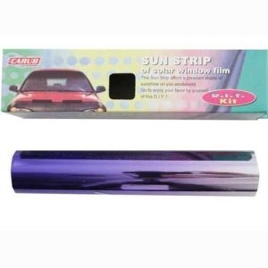 Ön Cam Filmi 20Cm X 220Cm  Mavi-Aynali