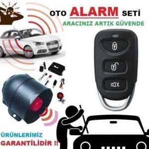 Oto Alarmi Komple Set 12V  Kumanda Modeli: 3952