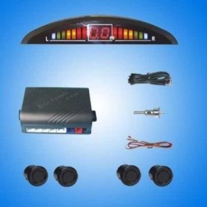 Park Sensörü Ekranli Metre Göstergeli E2 Siyah