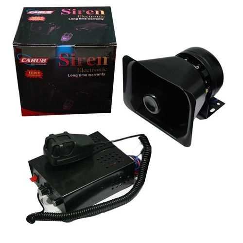 Profesyonel Kumandali Siren 200W Yassi Hoparlör Sent