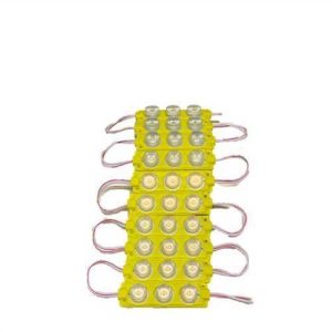 Parmak Lamba 3 Ledli Sari     12V (10 Lu) Set