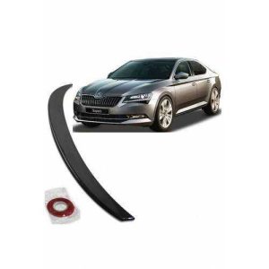 Bagaj Spoileri Plastik Skoda Super B  2015-20 Orjinal Parlak Siyah