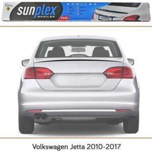 Bagaj Spoileri Plastik Vw Jetta  2010-19 Orjinal Parlak Siyah