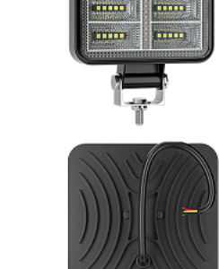Off Road Çalisma Lamba Kare 59 Led Beyaz-Turuncu 12-30 Volt