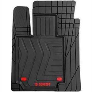 Paspas Derin Havuzlu Üniversal Siyah Pvc Vega 2059