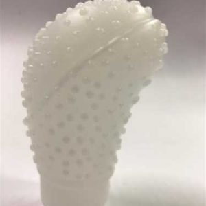 Vites Topuz Kilifi Silikon Oval Masajli Beyaz Üniversal