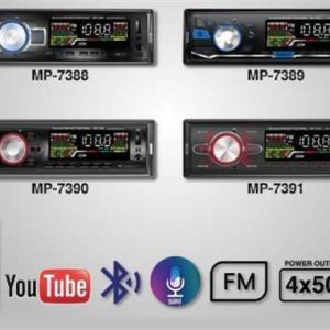 Oto Teyp Mp3-Dokunmatik-Renkli Ekran- Usb-Bluetoth