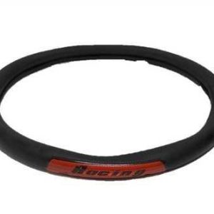 Direksiyon Kilifi 38Cm Siyah Kirmizi Yazili Fosforlu