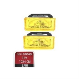 Sis Lambasi Dikdörtgen Sari 10X4 Cm