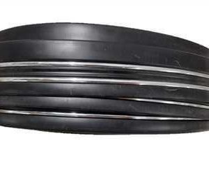 55 Mm Pvc Profil Siyah-Nikelaj Çita 1 Mt